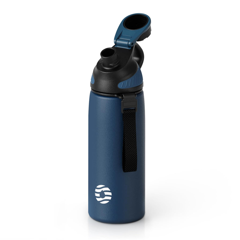 Fjbottle Insulated Stainless Steel Water Bottle, 600ml Leakproof Water Bottles, Ice Reusable Tumbler, Double Wall Vacuum Jug, Lightweight Durable for Traveling & Sports, Workout