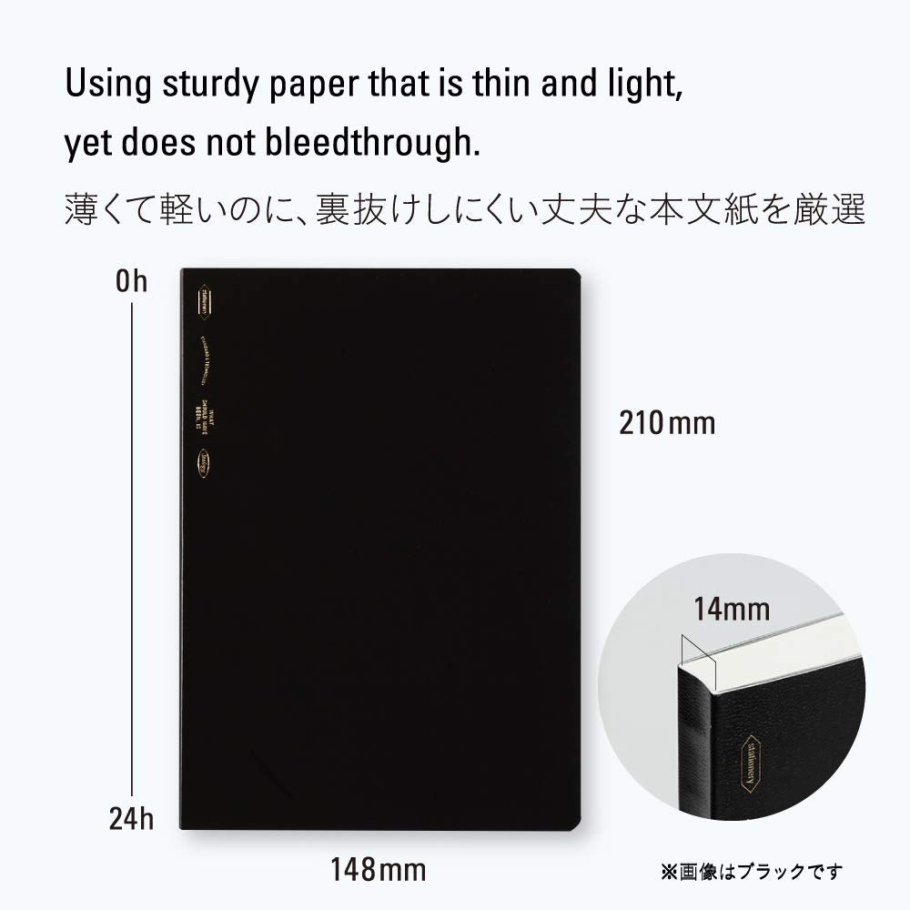 Nitoms S4107 STALOGY Notebook, A5, Squared, 365 Days Notebook, Yellow