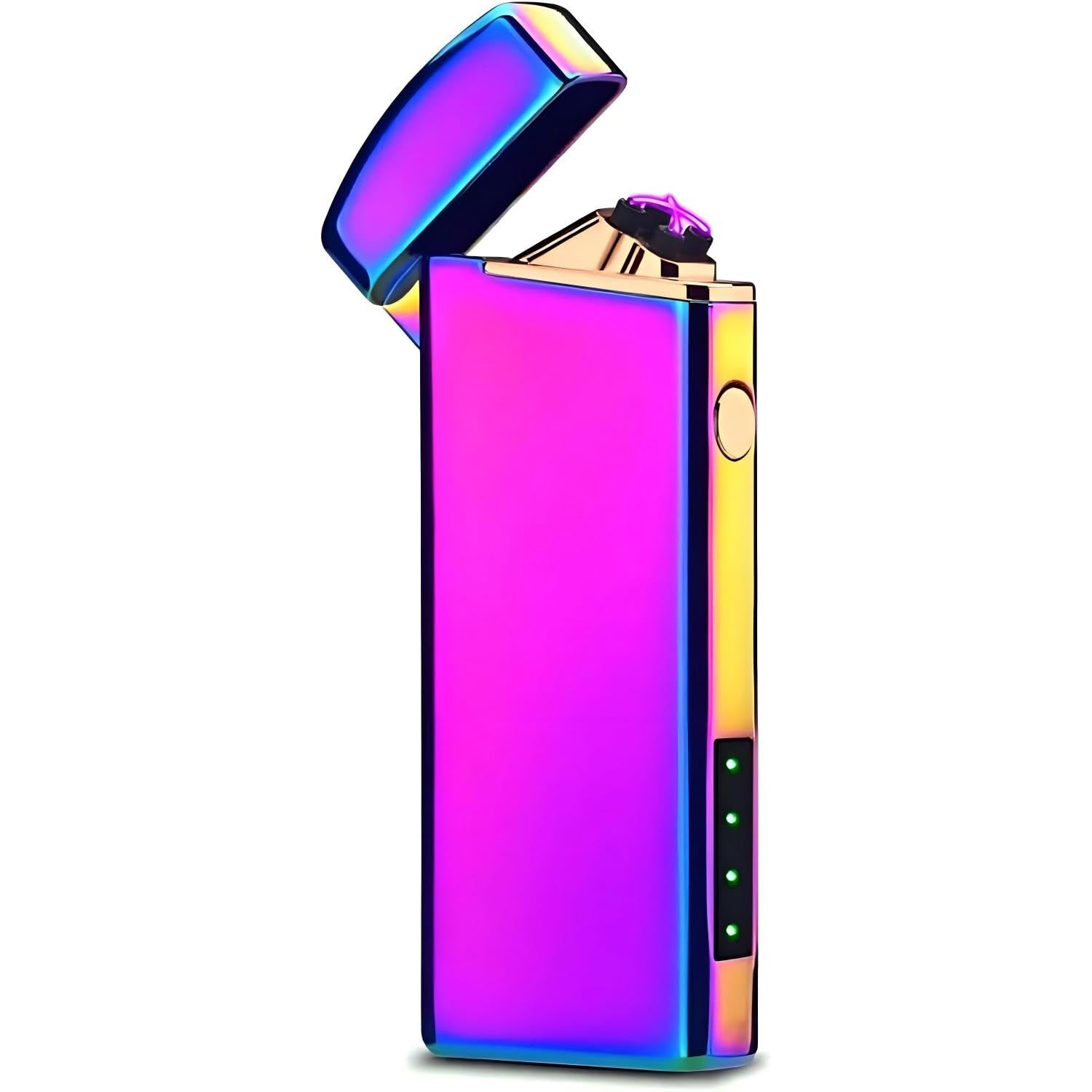 Electric Lighter USB Rechargeable, Gifts for Women, Pocket Arc Plasma Lighter Windproof for Outdoor Camping Hiking, Electronic lighters for Women Men