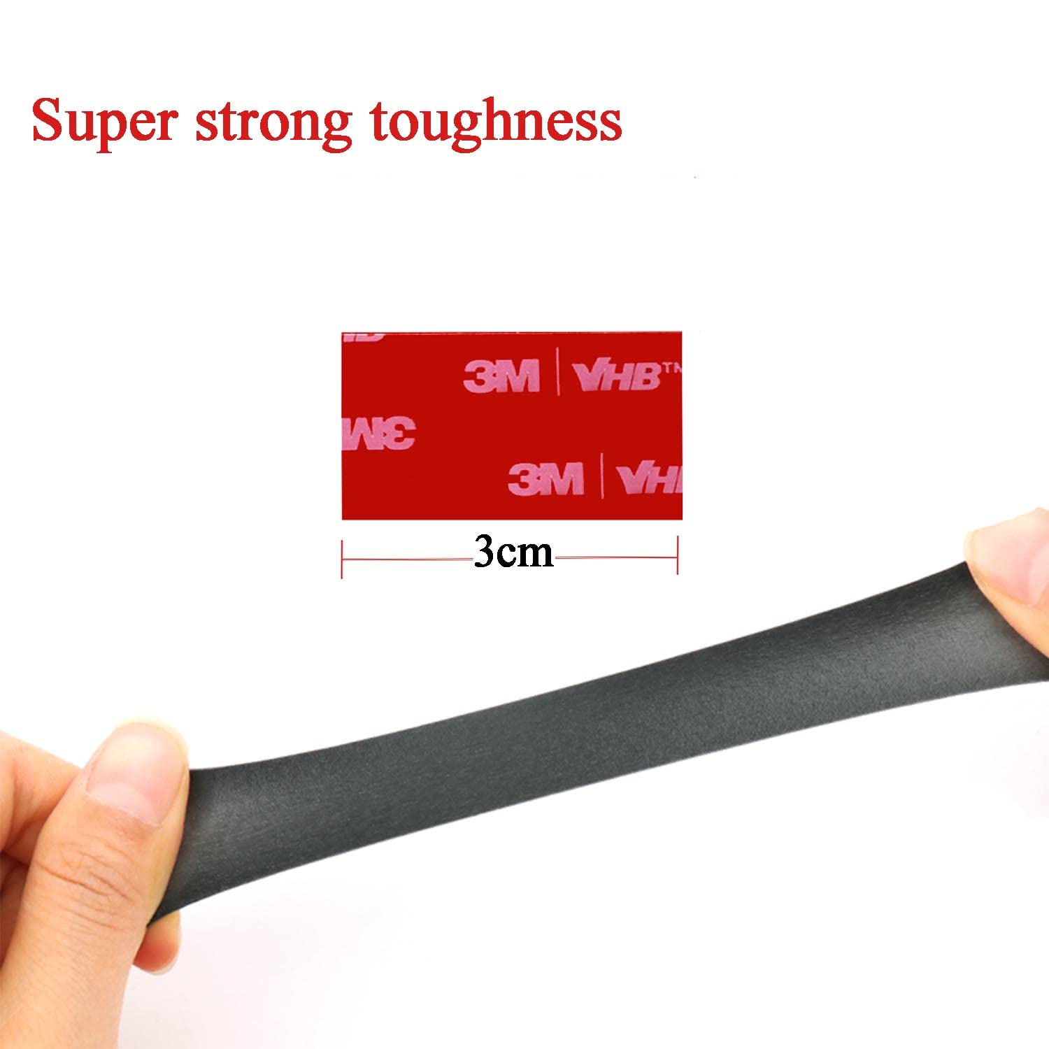 Double Sided Tape Extra Strong, Made of 3m Tape, Heavy Duty Mounting Tape, Waterproof and High Temperature Resistant Foam Tape for Outdoor,Car,Moto,Home,DIY,LED,Decor (1 inch * 15.6ft)