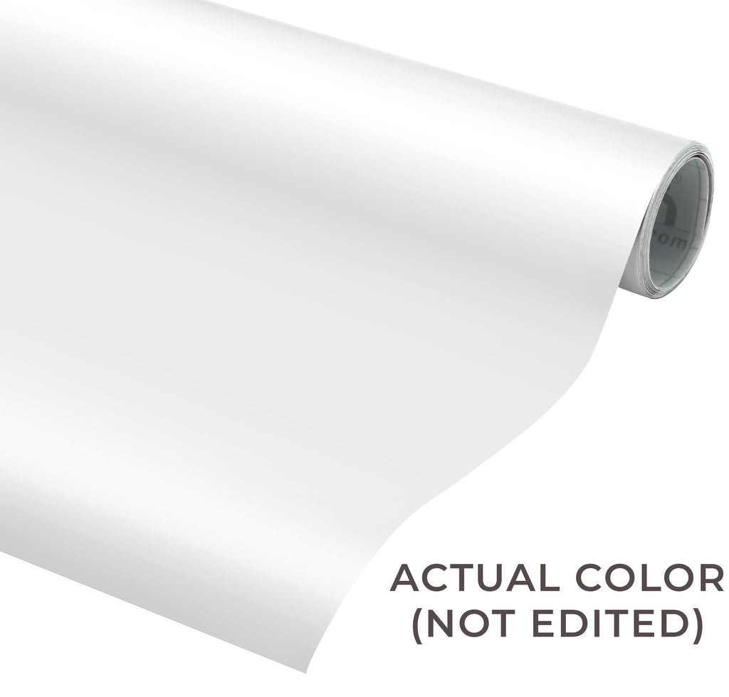 VViViD White Matte DECO65 Permanent Adhesive Craft Vinyl for Cricut, Silhouette & Cameo (50ft x 11.8 Inch Bulk Roll)