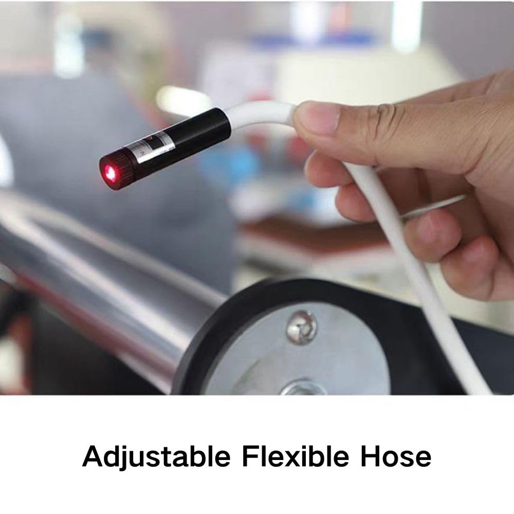 Heat Press Laser Alignment System, Laser Positioning Tool for T-Shirt & Hat Press Machine, Precise Placement for DTF, Sublimation, Perfect for T-Shirt Printing & DIY Projects