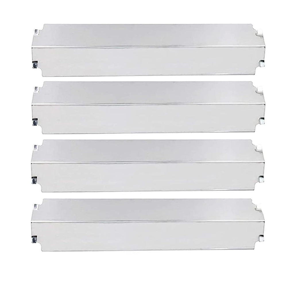 4-pack Stainless Steel Heat Plate Replacement for Select Gas Grill Models, Charbroil and Others (16" x 3 13/16")