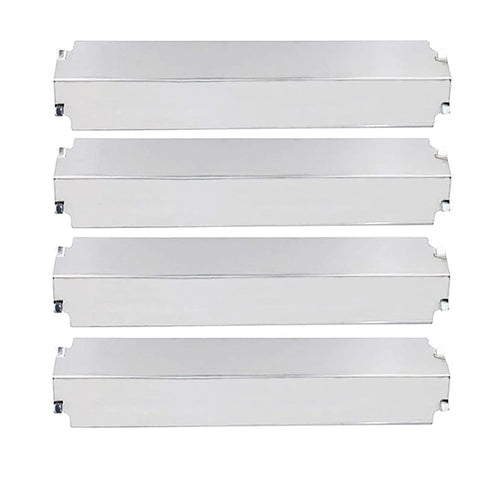 4-pack Stainless Steel Heat Plate Replacement for Select Gas Grill Models, Charbroil and Others (16" x 3 13/16")