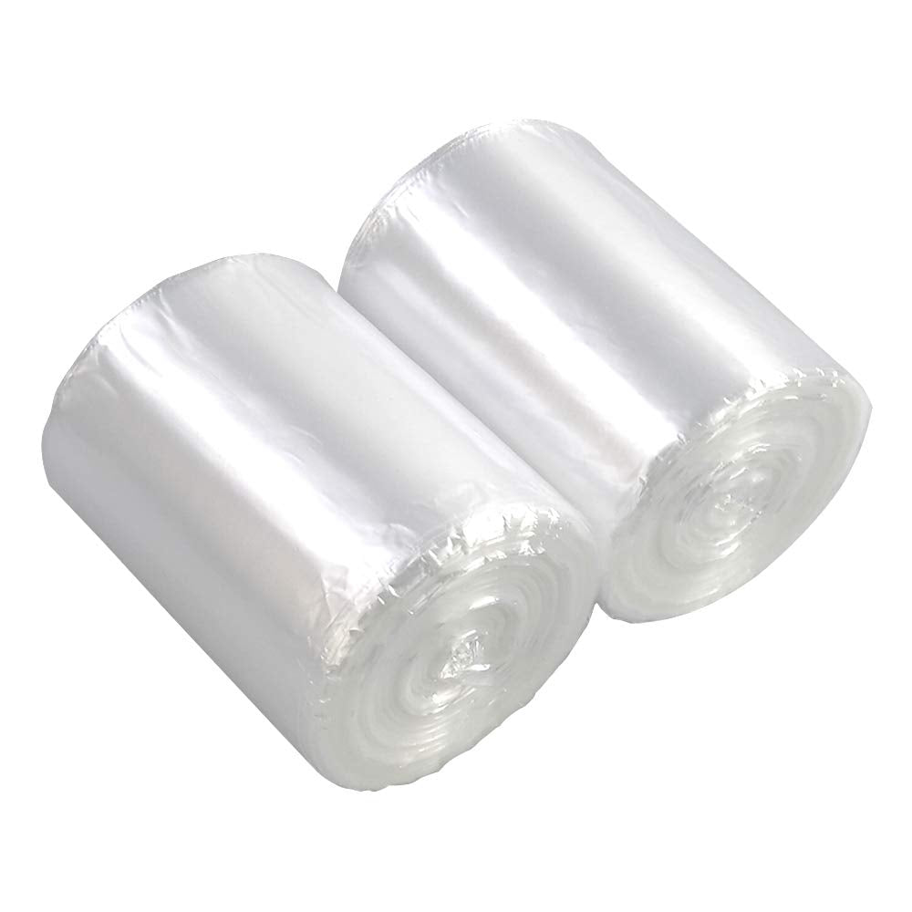 Ortodayes 3 Gallon Clear Trash Bags, 2 Rolls/200 Bags