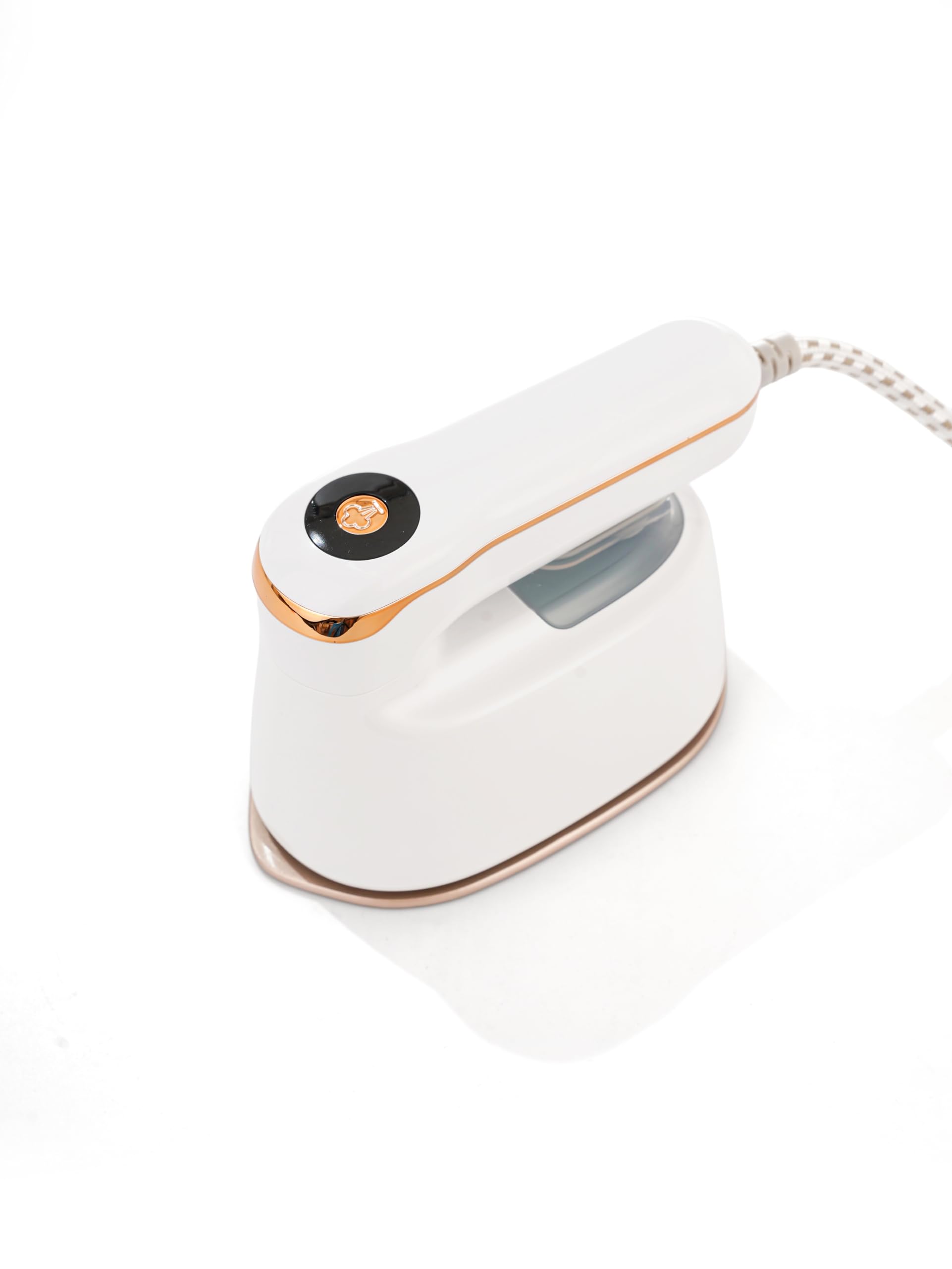 Annmiir Portable Clothes Steamer 140x80mm Ceramic Glaze Panel Iron LCD 120ml Water Tank 1100W & 15s Fast Heat Up 4-speed Steamer for Clothes of all Fabrics Dry&Wet Iron for Home Travel Business Trip