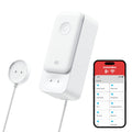 No Hub Required WiFi Water Sensor, Smart Water Leak Detector, 100dB Adjustable Alerts & App Alerts, IP67 Waterproof, Wireless Detector for Home with 1m Sensing Cable (Support 2.4G)