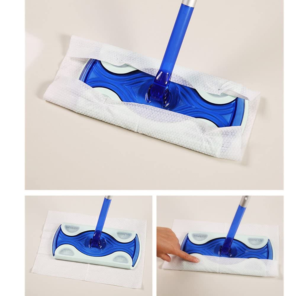JINYUDOME 120 Count Dry Mop Pad Refills Disposable Dusting Cloths 11.8 * 8.66 inches Dry Floor Mop Refills