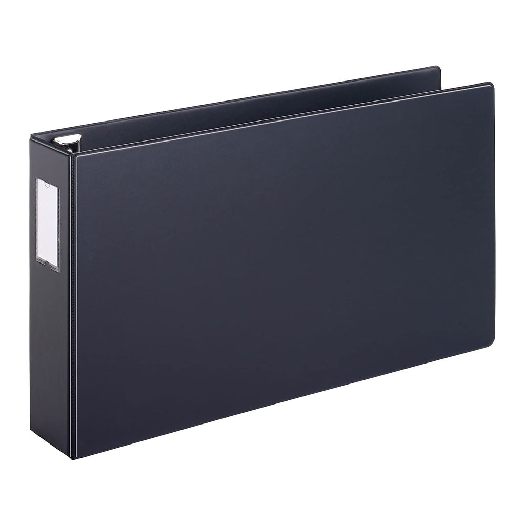 Cardinal by TOPS Products EasyOpen Tabloid 11 x 17 Inch Locking Slant D-Ring Binder with Label Holder, 3 Inch Capacity, Black (12142)