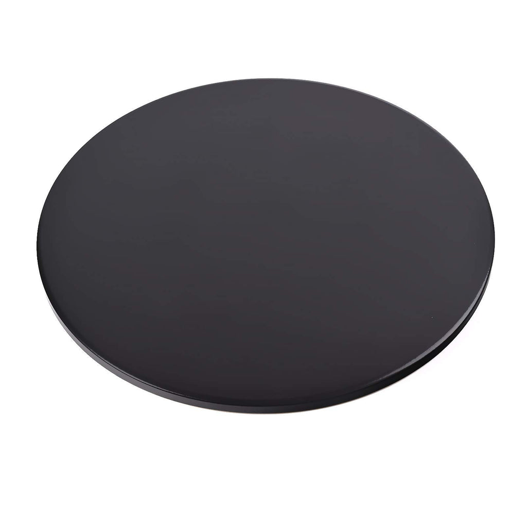 Menesia 12 Inch Black Non-Stick Ceramic Pizza Stone Pan, Round Oven Baking and Cooking Stone for Ovens & Grill & BBQ