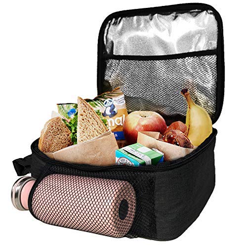 Hap Tim Lunch Bag for Men, Insulated Lunch Box for Men & Kids,Boite a Lunch Homme, Suitable for Work, Dark Grey(CA18654-DG)