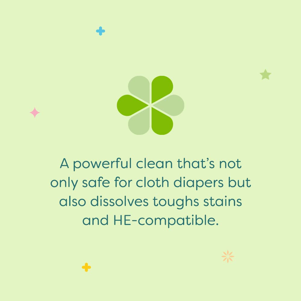 Babyganics Fragrance-Free Baby Laundry Detergent, Simple Ingredients for Gentle Care, Formulated for Delicate Fabrics & Skin, Dye Free, 1.77 Liter, Packaging May Vary