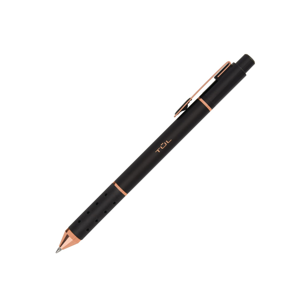 TUL Element Limited Edition Retractable Ball Point Pens, Medium, 0.7 mm, Assorted Barrel Colors, Black Ink, Pack Of 4