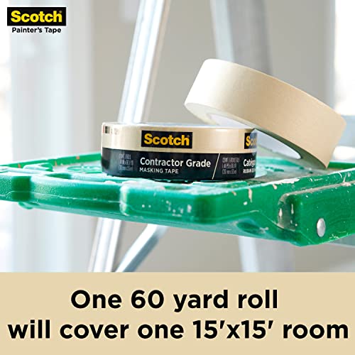Scotch Painter’s Tape Scotch Masking Tape, Contractor Grade 24 mm (9 Rolls) - 2020