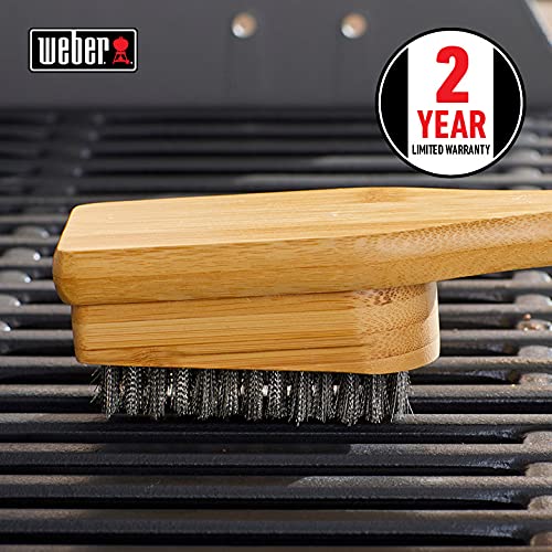 Weber 18in Bamboo Brush for Cleaning BBQ Grill