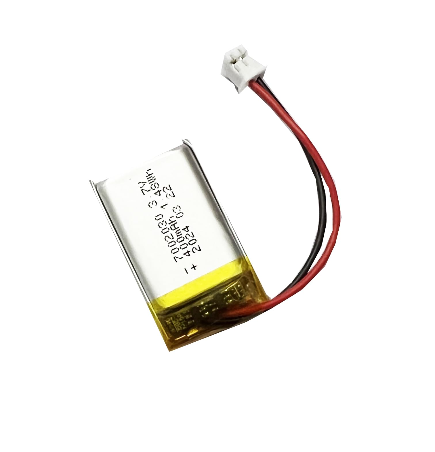 FITHOOD 702030 Battery 3.7v 400mAh Lithium Polymer Rechargeable Battery with with JST Connector for Household Appliances