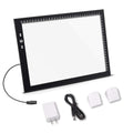 HSK A4 LED Light Board for Artists, Light Up Plate with Adjustable Brightness - for Tattoo, Sketch, Animation, and Diamond Painting Accessories