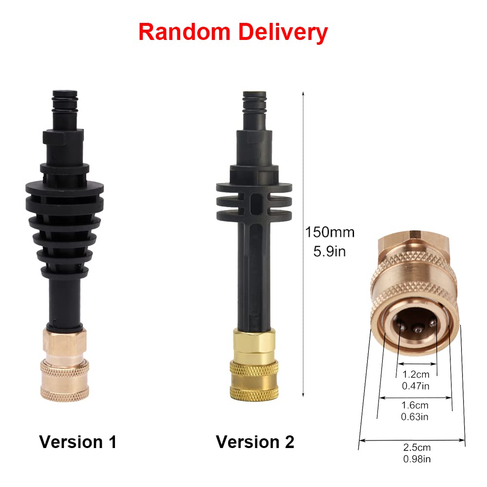 5.9 inch Short Lance Extension Rod Adapter for Worx WG629E WG630 WU629 WG644 Hydroshot Pressure Washer Accessories
