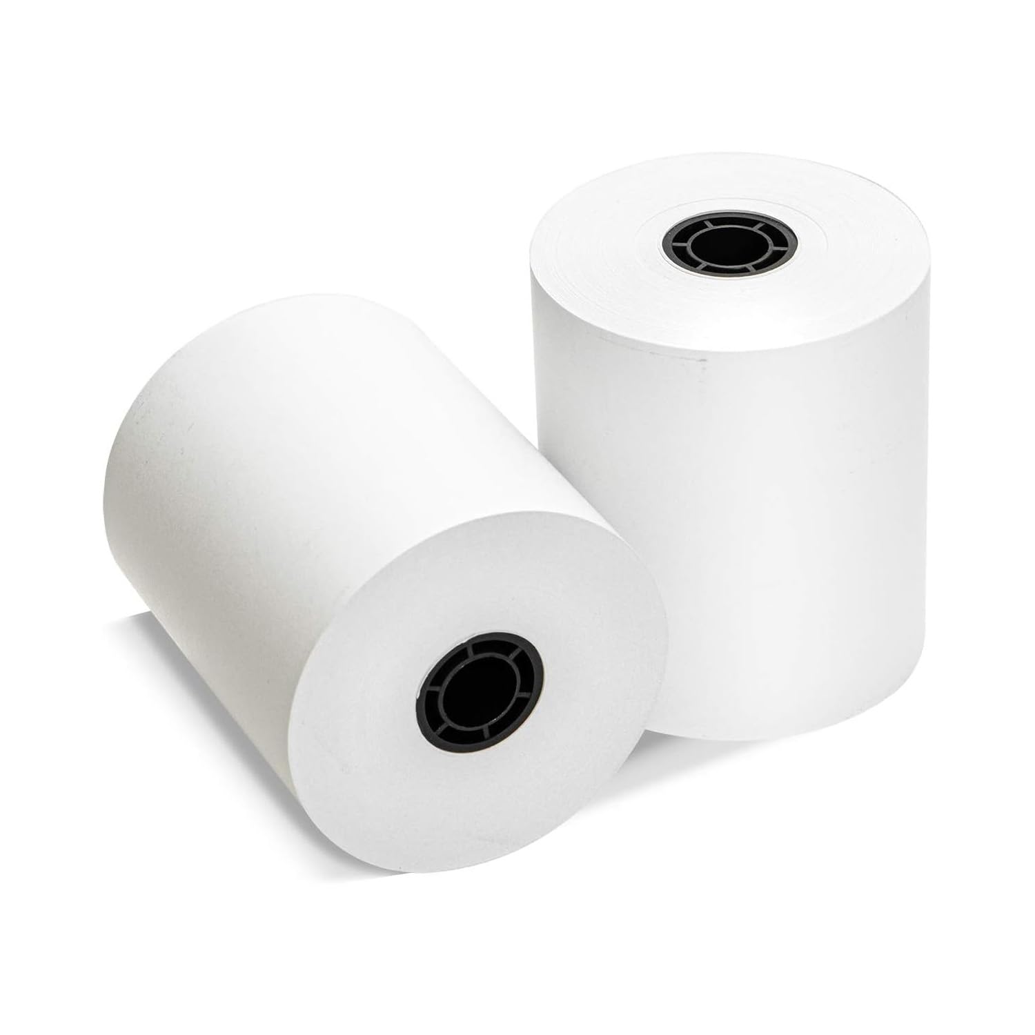 MilaMima 50 Rolls 2 1/4" x 60' Thermal Paper Rolls Fits All Credit Card Debit Machine Verifone Ingenico Square Clover Moneris TD Elavon Diameter 40mm Core 17mm 2.25 x 60 ft POS Cash Register Receipt