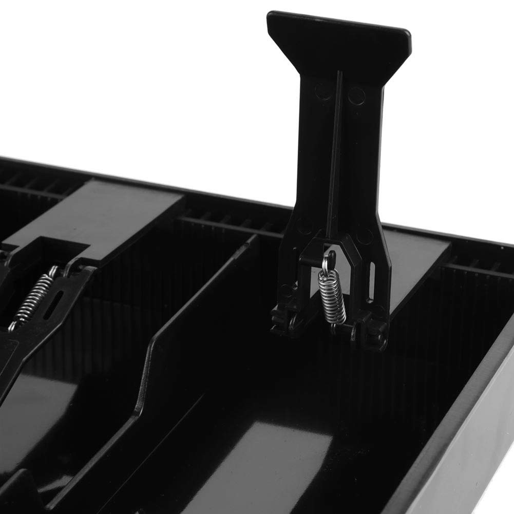 Cash Register Drawer, Insert Tray Five Grids Cash Organize Drawer Register Insert Money Tray Cashier Tidy Storage Cashier Box