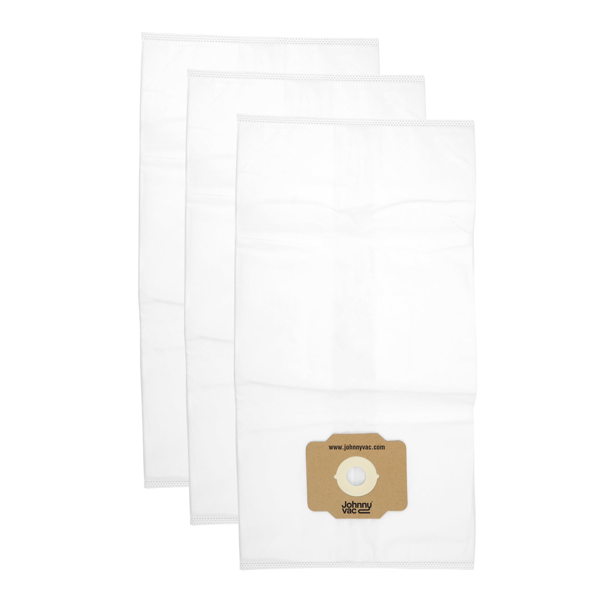 Johnny Vac HEPA Central Vacuum Bag 395H - Compatible with Beam, Eureka, Electrolux, Kenmore, Nilfisk (Pack of 3)