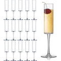 16 Pack Plastic Champagne Flutes,6 Oz Unbreakable Acrylic Clear Goblet Glasses, Reusable Champagne Toasting Cups for Party Birthday Anniversary Wedding Thanksgiving