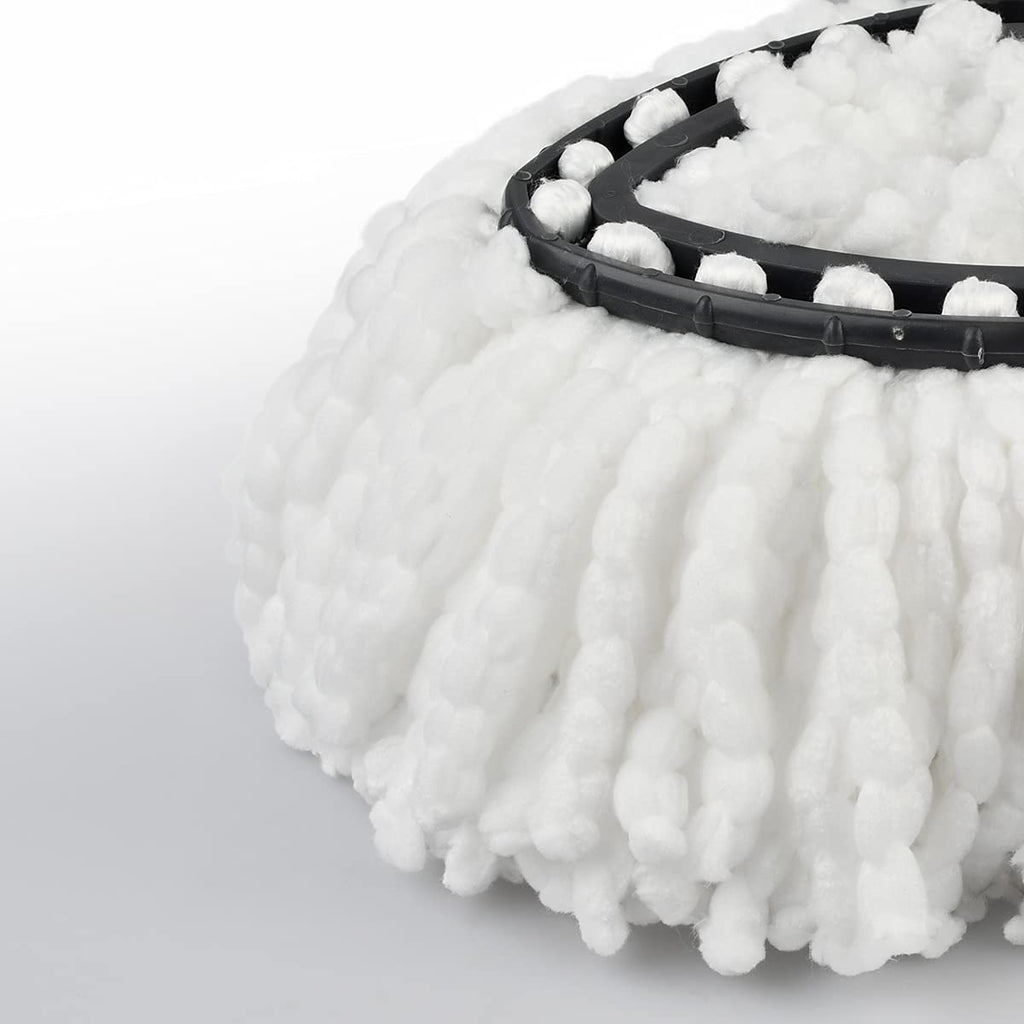 Spin Mop Head, Universal 360° Microfiber Replacement Mop Heads Compatible with Vileda Mop Replace Head, Durable Dust Mop Refills Machine Washable for Floor Cleaning System (6 Pack)