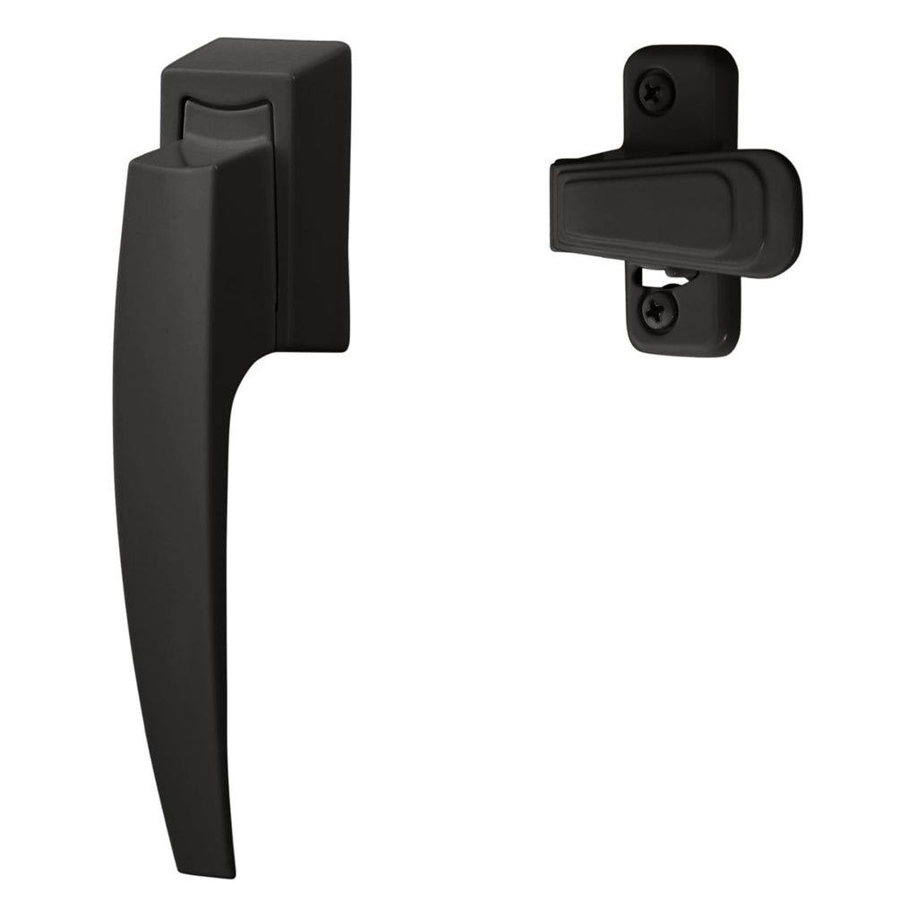 Ideal Security Model 1994 VP Pull Handle Set for Storm and Screen Doors, Fits 1 to 2-1/8 inches Thick Doors, Matte Black
