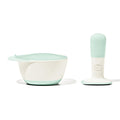 OXO Tot - Food Masher - Easy to Use - Fruit, Veggies and More - Portable Set - Compact Bowl & Lid - Textured Ridges for Smooth Mashing - Opal - 61168900