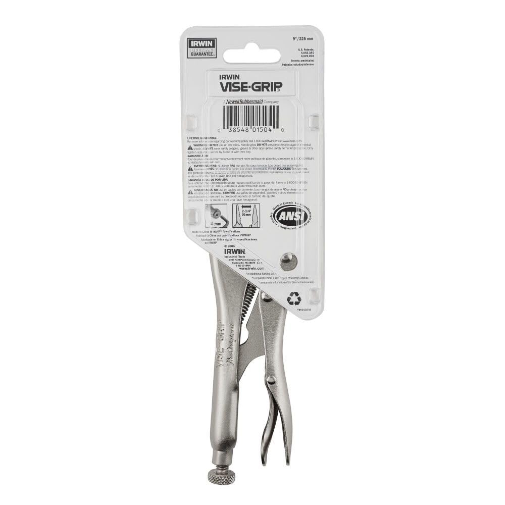 IRWIN VISE-GRIP Locking Pliers with Wire Cutter, 9-Inch (1502L3)
