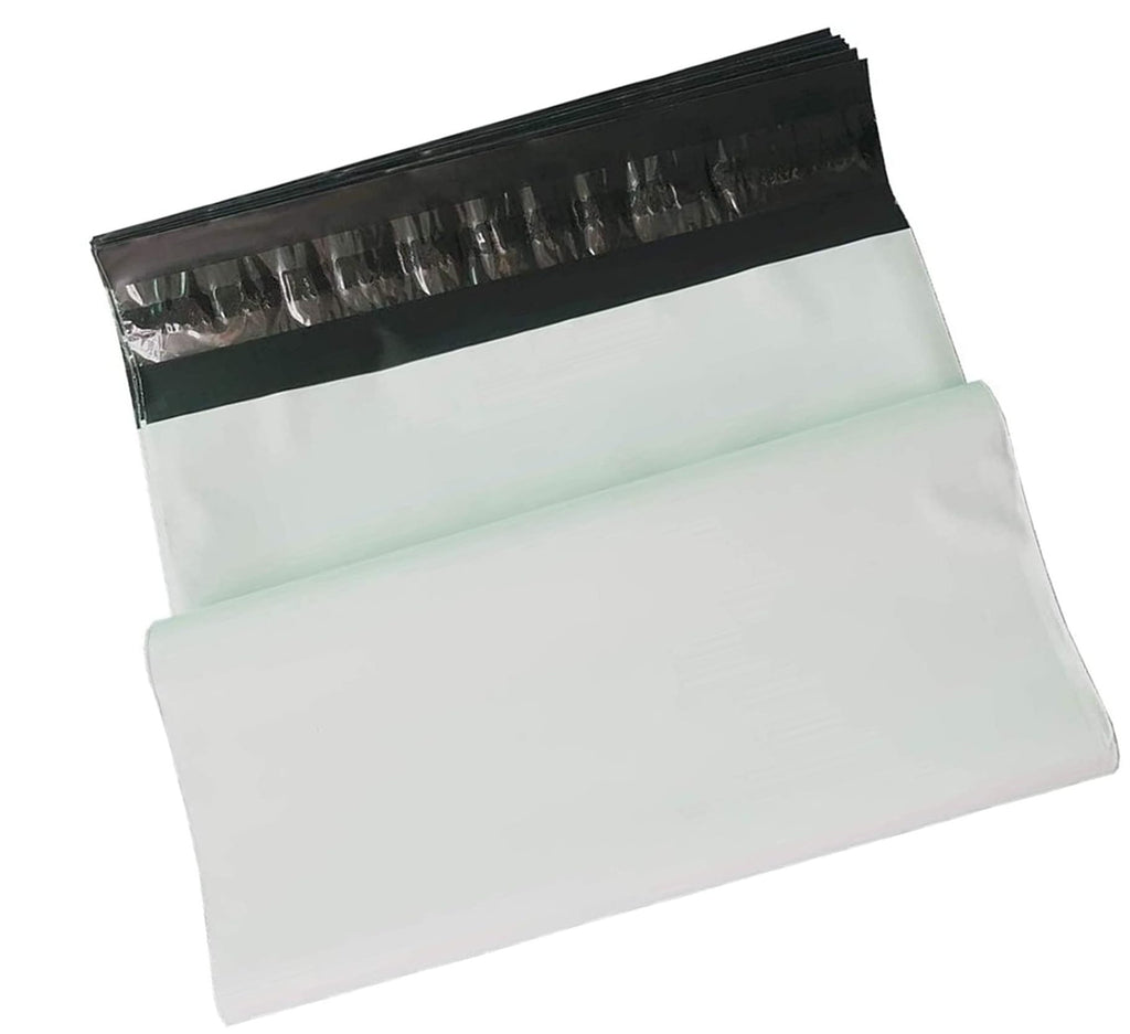 19.6 X 26 Inches White Poly Mailers，Large Self-Sealing Shipping Envelopes Water Resistant Plastic Mailing Bags 25Pcs
