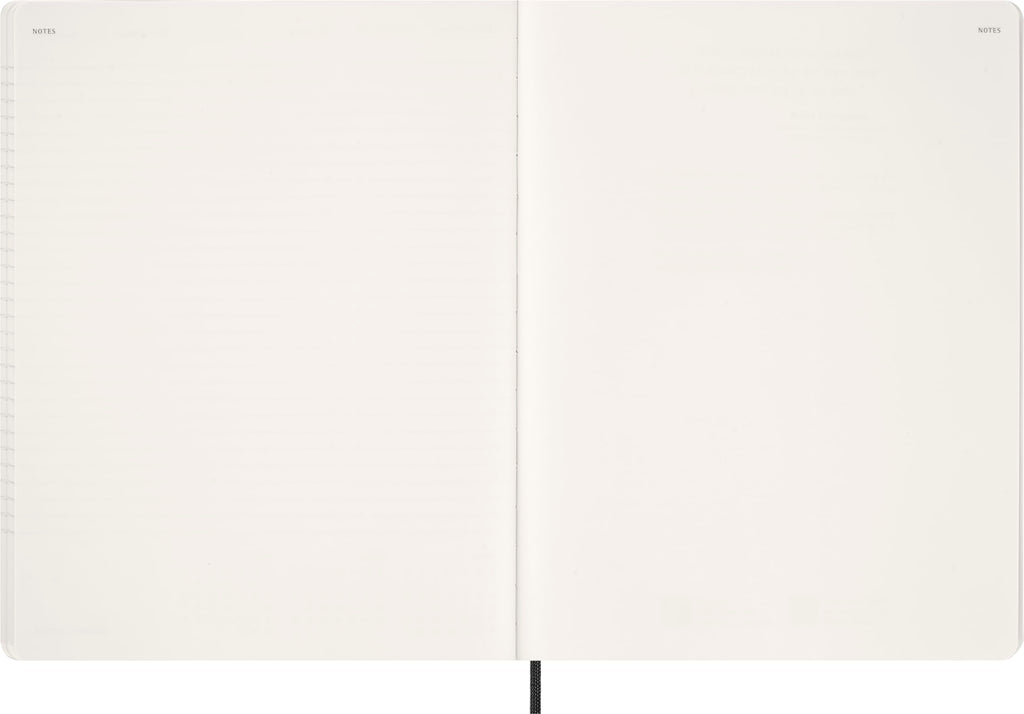 Moleskine 2026 15-Month Essential Planner, Soft Cover, Weekly Vertical, XXL (8.5" x 11"), Black, 144 pages