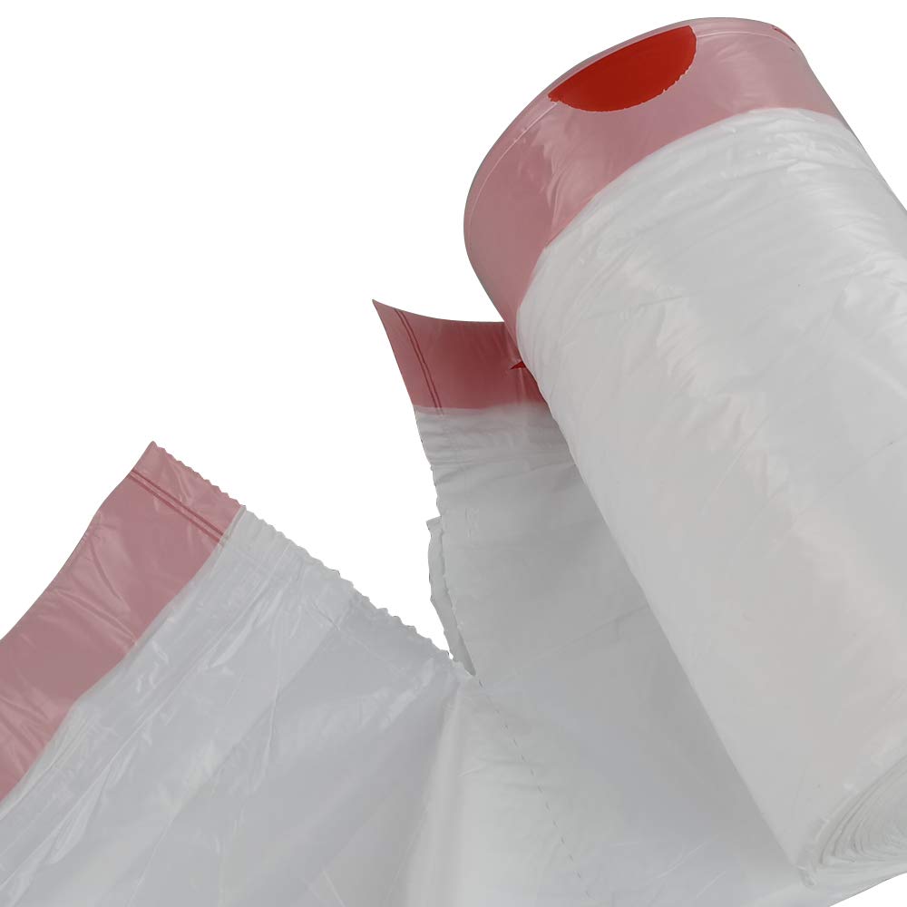 CadineUS 3 Gallon Drawstring Trash Bags, Drawstring Garbage Bags, 120 Bags