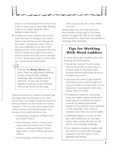 Daily Word Ladders: Grades 1-2