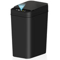 Bathroom Trash Can with Lid Touchless Automatic Garbage Can, 2.6 Gallon Slim Waterproof Motion Sensor Smart Trash Can, Small Plastic Trash Bin for Bedroom, Living Room