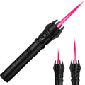 Arkinsand Flame Lighter Camping Outdoor Windproof Straight Flame Light Saber Torch Lightsaber (Black)