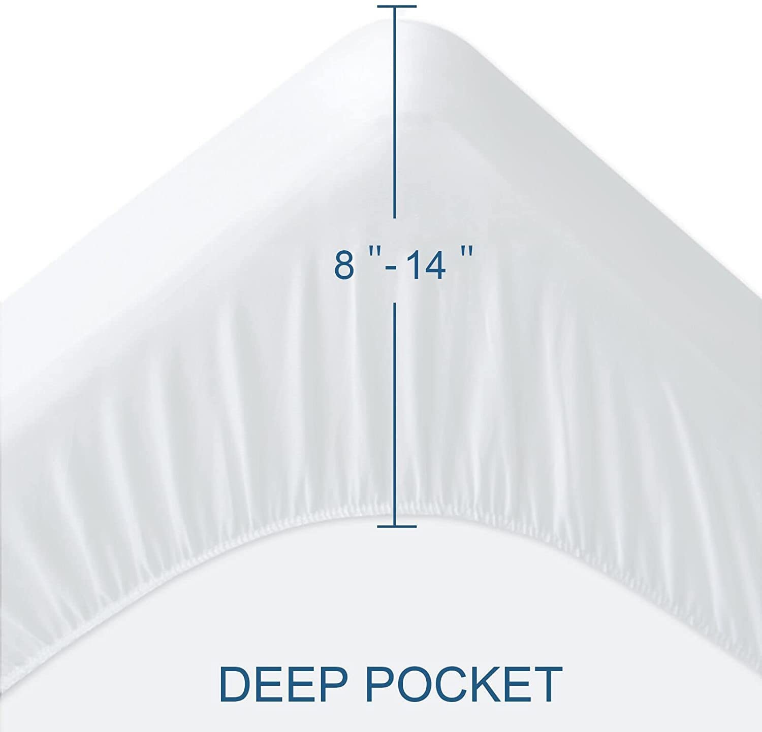 SPRINGSPIRIT 100% Waterproof Mattress Protector Twin Size Hypoallergenic Terry Mattress Cover, Ultra Soft and Breathable Single Mattress Protector Noiseless, 14'' Depth Pocket (39 x 75inch)