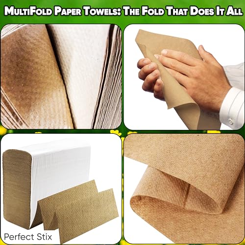 Kraft MultiFold Paper Towels- Pack of 2-250ct. Total 500 Towels