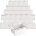 Peohud 40 Pack Small Cardboard Boxes, 6x4x4 inches Small Shipping Boxes, Sturdy Ornament Mailing Box, Corrugated Packing Shipping Storage Carton Box, White