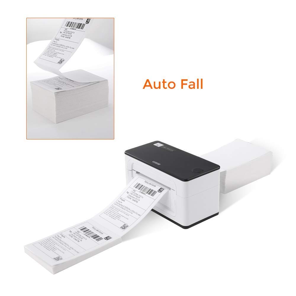 MUNBYN 4x6 Direct Thermal Fanfold Shipping Labels 500 Pics for Address Mailing Postage USPS UPS FedEx Amazon Ebay Shipping Labels, Commercial Grade