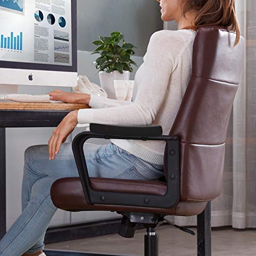 MoKo Chair Armrest Pads, Set of 2 Office Ergonomic High Density Foam Soft Elbow Pillow Cushion for Forearm Pressure Relief Adjustable Universal Padded Chair Armrest Cover - Black