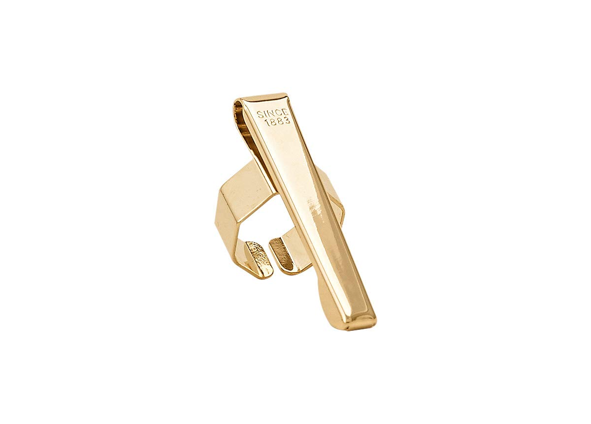 Kaweco Pen Clip Sport Octagonal in Gold for Sport, Calligraphy and Sketch Up Series I Pencil Holder with Subtle Logo | Accessory Made of Stainless Steel