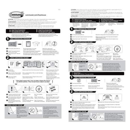 Command Picture Hanging Kit, Various Sized Picture Hanging Hooks and Strips To Hang Up To 15 Pictures, Indoor Use, Back to School Dorm Room Essentials, 1 Kit