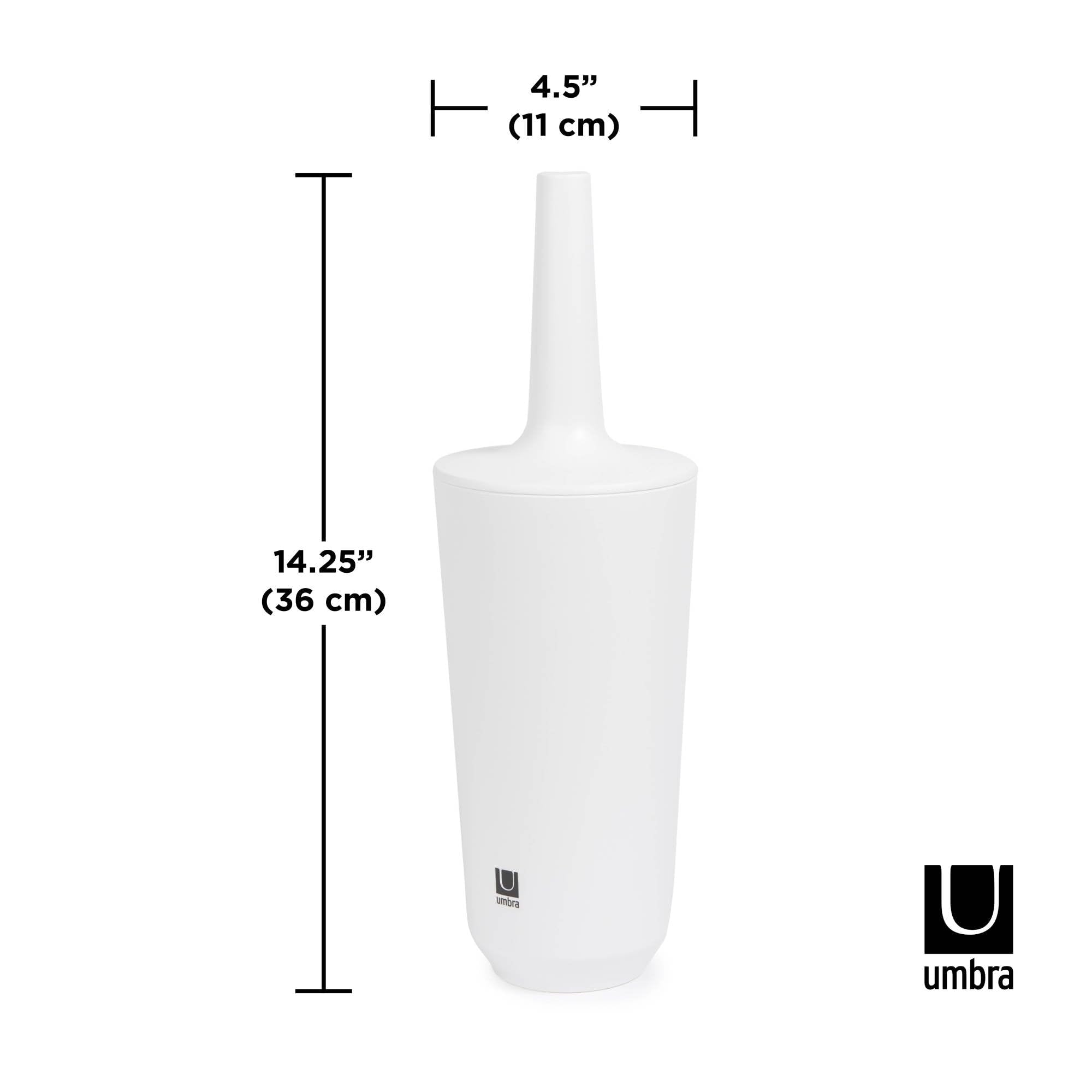 Umbra Corsa Toilet Brush,White