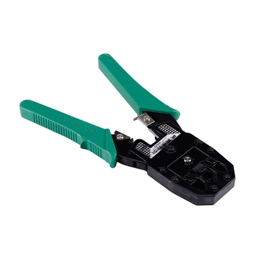 GFFG Network Tool Kit Professional, Network Cable Repair Set Cat6 Cat5e Rj45 Crimp Tool 8P8C 4P4C 6P6C Connectors Cable Tester Screwdriver Stripping Pliers Tool Set Wire Crimper Connector