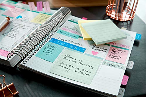 Post-it Notes, 3 x 5-Inches, Assorted Pastel Colors, 5-Pads/Pack