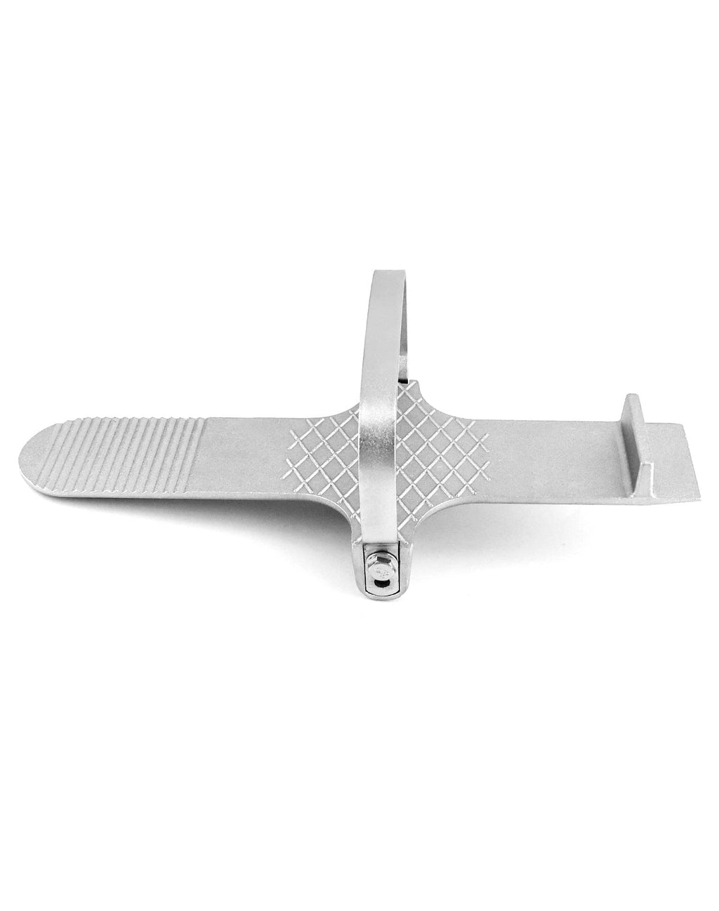 QWORK Foot Panel Lifter, Aluminum Alloy Door Lifter Tool, for Drywall Install, Hinge Installation, Plywood Lifting Tool for Sheetrock, Glass, Ceramic Tile, Silver