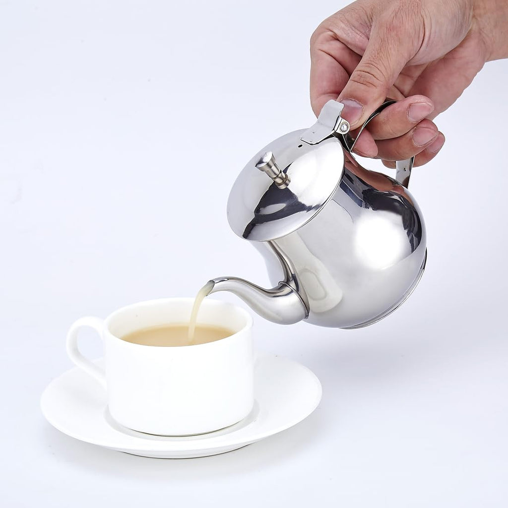 SANQIAHOME 360ml Stainless Steel Small-Capacity mini teapot Coffee Servers
