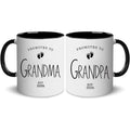 Grandma and Grandpa Est 2026 Coffee Mugs New Grandparents Gift Pregnancy New Baby Announcement Promoted to Grandma Grandpa First Time Grandparents Coffee Mugs