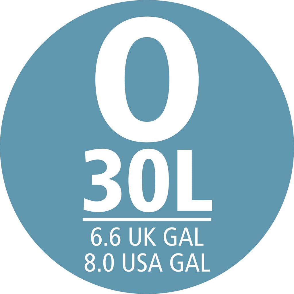 Brabantia PerfectFit Trash Bags (Size O/8 Gal) Thick Plastic Trash Can Liners with Drawstring Handles (40 Bags)